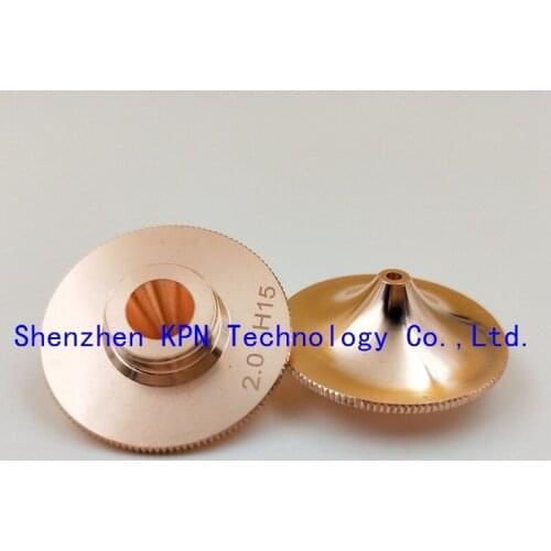 10pcs/Lot KPN Single Layers fast speed Laser Nozzle D32mm-M14-H15 1.0 1.2 1.5 2.0 for raytools laser cutting laser machine