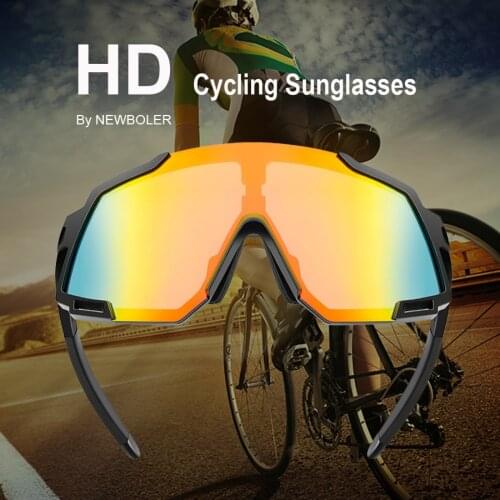Polarized Sports Men Sunglasses Road Cycling Glasses Mountain Bike Bicycle Riding Protection Goggles Eyewear 5 Lens