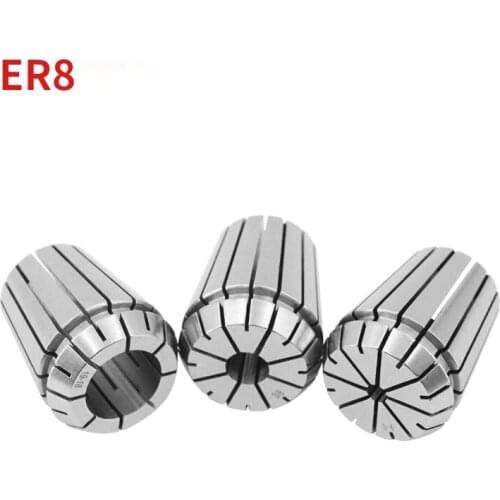 ER8 Chuck Precision 0.015mm Range 3-5mm Collet Engraving Machine Spindle Elastic Chuck ER8 Motor Shaft er8 Nut Wrench