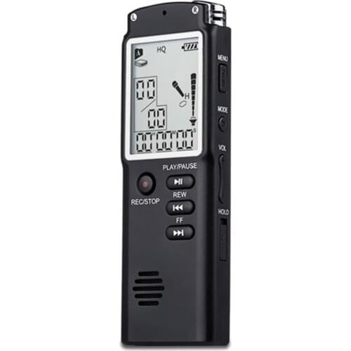 Hot Selling T60 2 in 1 Professional 8GB Time Display Recording Digital Dictaphone Digital Voice Recorder/MP3 player