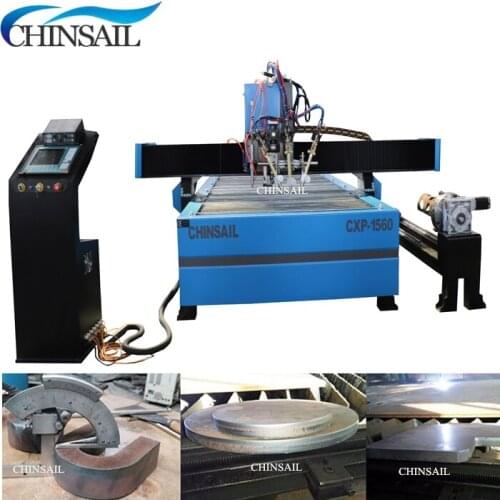0-200mm metal plasma cutting machine 63A 100A 120A 160A 200A 1530 1560 cnc plasma cutter