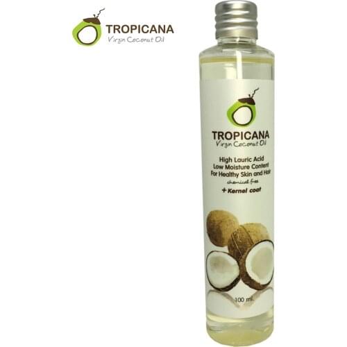 Tropicana 100% Organic Extra Virgin Coconut Oil Thailand Cold Coconut Oil Skin Hair Care Essential Oil