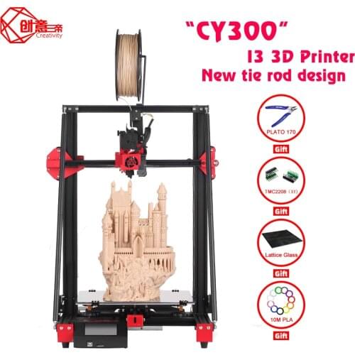 Creativity 3d printer Aluminium Frame DIY KIT Large Print Size 300x300x400mm Printing Masks Fast shipping EU Russia Warehouse