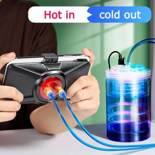 LLANO Universal Refrigeration + Water-cooled Semiconductor Mobile Phone Radiator Gaming Phone Cooler Phone Holder Heat Sink