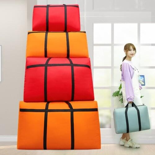 High Capacity Storage Bag Travel Packaging Pouch Sack Oxford Cloth Moving Organizer Moisture-Proof Duffel Clothes Quilts Supplie
