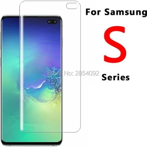Protective glass on for samsung galaxy s9 s10 Plus film tempered glas s10e screen protective s 9 10 lite 9s 10s tremp Guard