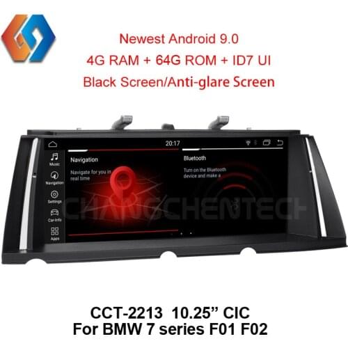10.25 Car Multi-point Touch Android 9.0 64G GPS Radio Navigation For BMW 7 Series F01 F02 2009-2012 CIC BT WiFi Camera DVR 13