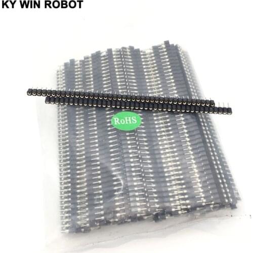 100pcs 1x40 Pin 2.54 Round Female Pin Header connector