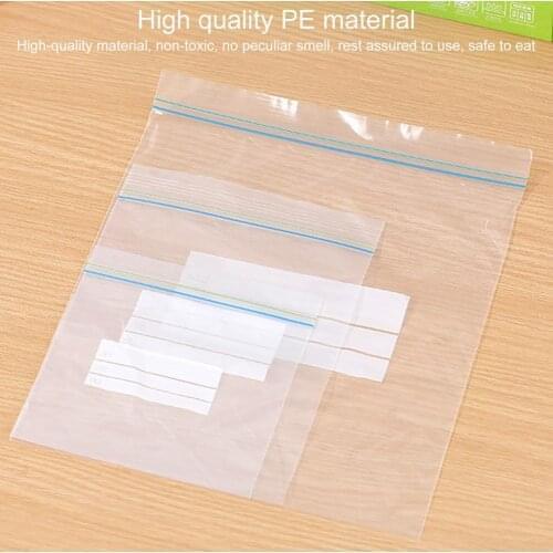 15/20/30Pcs/Pack Thickened Ziplock Storage Bag Household Refrigerator Sealed Bag Food Saran Wrap Storage Bag