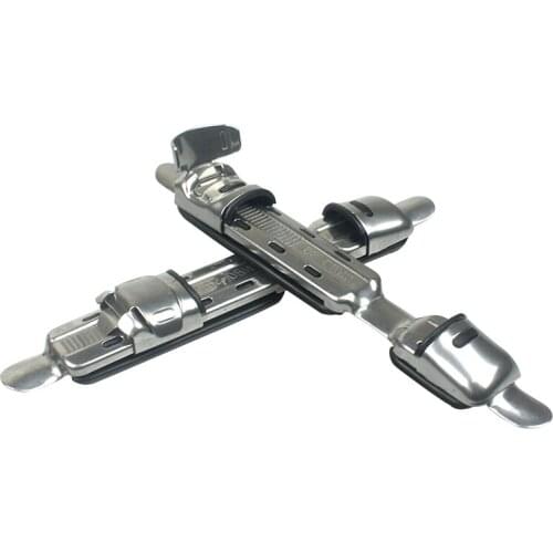 2pcs Stainless Steel Fishing Vessel Card Seat Metal Deck Sea Pole Rocky Rod Fishing Reel Seat Reel Base Universal Buckle