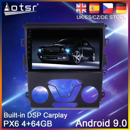 Android 10.0 PX6 64G Car DVD Player GPS Navigation For Ford Mondeo 5 2014-2019 Car Auto Radio Stereo Multimedia Player HeadUnit