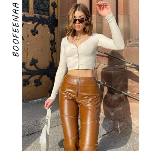 Женские зимние брюки BOOFEENAA China At AliExpress