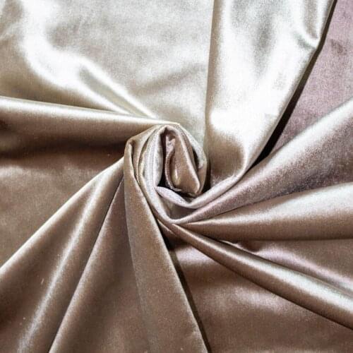 Bronze Salmon Curtain Velvet Fabric 145 cm width 10 mt'ye up cut