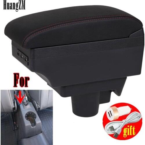 Fo Opel Astra H armrest box universal car center console modification accessories double raised with USB