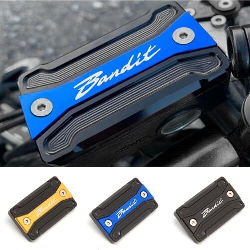 Bandit logo Motorcycle CNCFluid Reservoir Cap Fits FOR SUZUKI BANDIT S 650 1250 1250S Front Brake Clutch Master Cylinder Cover
