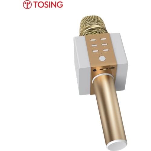 Tosing Karaoke Microphone Bluetooth Speaker For Meeting & Party Dual Speaker Loudspeaker with TF Card 3.5mm Audio Bluetooth