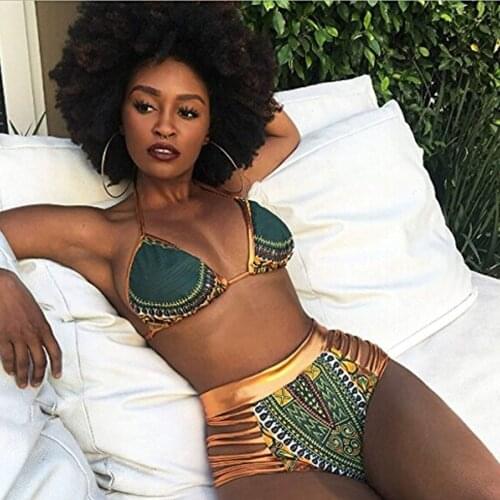 NAYOOTON Gold Swimwear