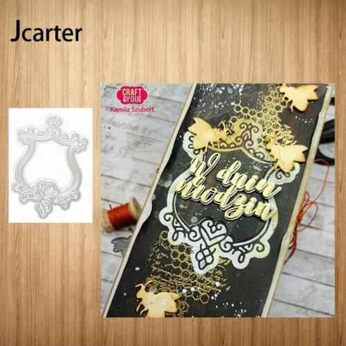 2021 New Arrival Metal Cutting Dies Mirror Lamp Frame Craft Handmade Knife Mould Blade Punch Stencils Dies Cut Scrapbook Model