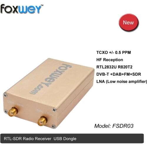 New RTL SDR RTL2832U R820T2 HF AM TXCO SMA for ADSB, AIS, ACARS, POCSAG, APRS, NOAA APT weather satellites, DAB, ham radio