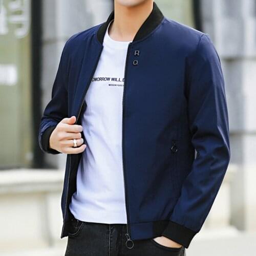 Newest Solid Autumn Mens Jackets Male Casual Zipper Summer Jacket Men Spring Casual Outwear Men Thin Jacket Man Autumn Clothing