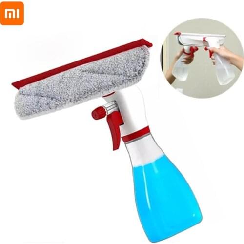 Xiaomi Yijie Handheld Spray Window Wiper Microfiber Window Mirror Cleaning Brush Mop Soft Rubber Bendable Duster Cleaner