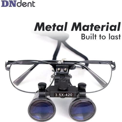 Dental Loupes Without Light Surgical Medical Binocular Optical Glass For Dentist Multiple colors optional