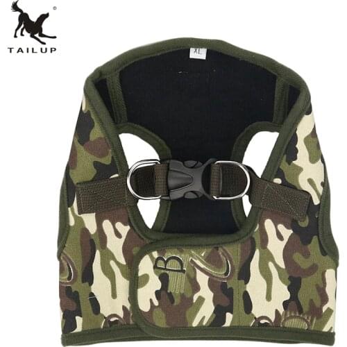 TAILUP XS-XXL Breathable Pet Vest Harness Outdoor Leash Leads For Small Dogs Puppies Yorkie Patrol Accessories