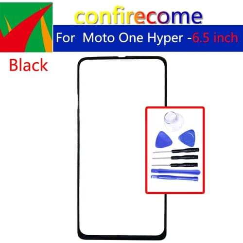 Outer Screen For Motorola Moto One Hyper Front Touch Panel LCD Display Outer Glass Cover Lens Repair Replace Parts