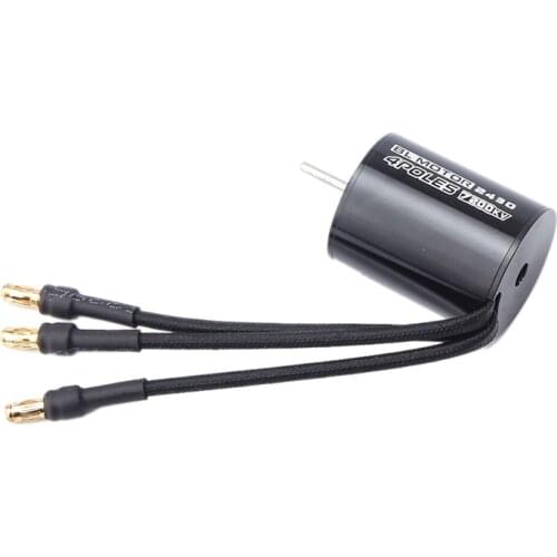 Waterproof Brushless Motor 2430 Motor 4P Sensorless Brushless Motor for 1/16 1/18 RC Car Truck