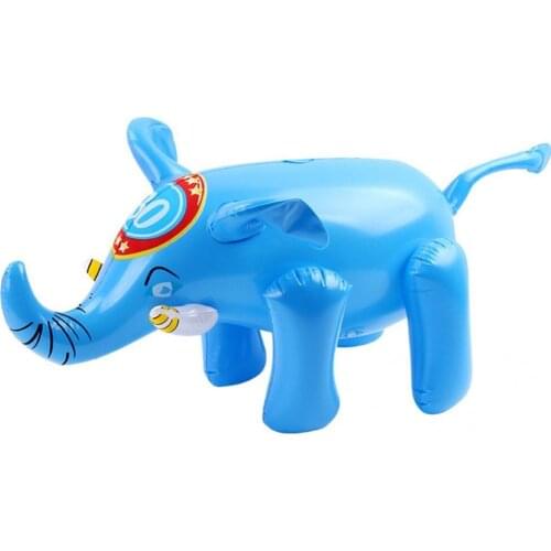 Waterproof Funny Expression Bathing Inflatable Elephant Toy Colorful Inflatable Bath Toy Leak-proof for Bathroom