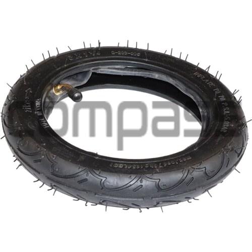 High Quality 8X1 1/4 Scooter Tire and Inner Tube Bending Valve for 8 Inch Bicycle Electric/gas Scooter Tire