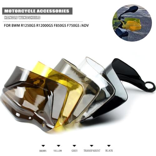 For BMW R 1200 GS ADV R1250GS LC Adventure R1200GS R 1200GSA40 years yellow Motorcycle HandGuard Shield Hand Guards Windshield