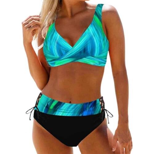 Womens Bathing Suits Bikini 2021 Sexy Swimwear Women Separate Swimsuit Bandage Bikini Set Brazilian Bathing Suit Beachwear