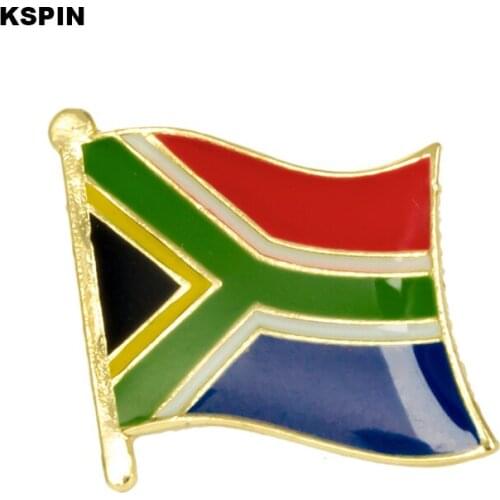 1002 Strip South Africa flag lapel pin badge pin 300pcs a lot Brooch Icons KS-0136