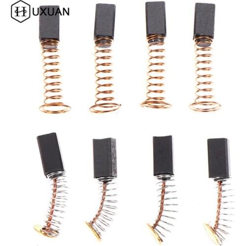 4Pcs(2Pairs)5x5x8mm Mini Drill Accessories Carbon Brush For Generic Electric Motor Power Tool