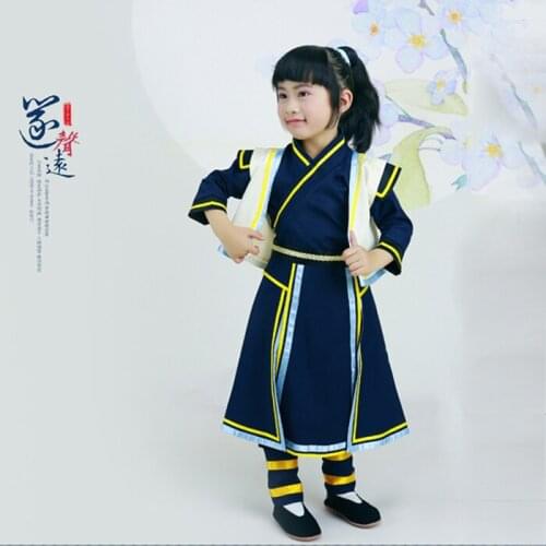 Long Yin Qu Di Sheng Little Swordman Costume Little Boy Photography Costume Traditional Hanfu