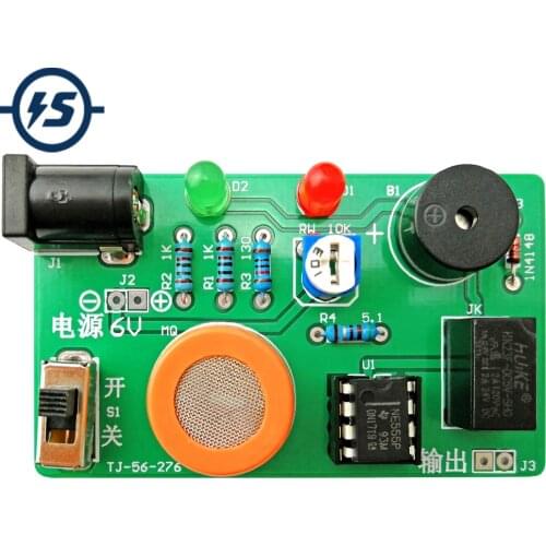 Electronic DIY Kit MQ-3 Sensor Alcohol Detector Tester Alarm System Components Suite