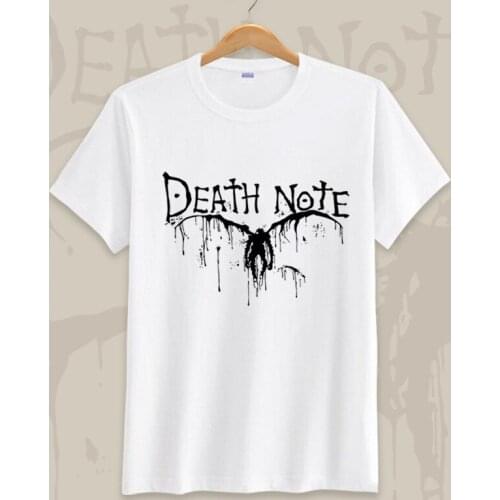 Japanese Anime Death Note Cosplay T Shirt Cartoon Killer Yagami Light 3D Printed Summer T-Shirt Fashion Graphic Top Tee Costume