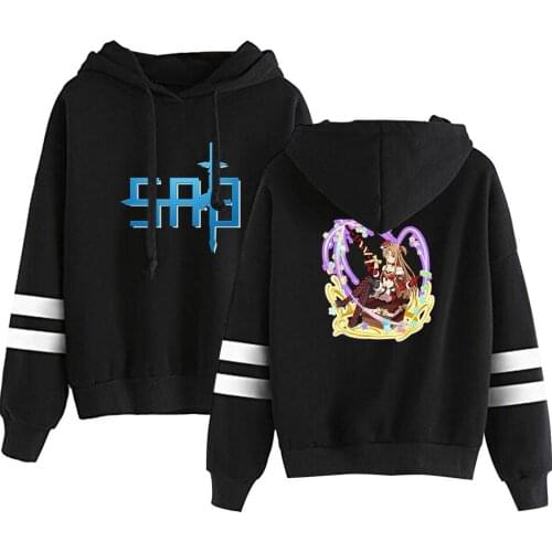 SAO Print Sword Art Online Hoodie Tracksuit Tops Women Sweatshirts Men Harajuku Streetwear Hoodies Pullover Mens Clothing Girls