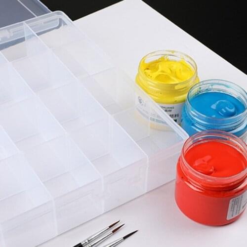 Artist Paint Saver Palette Box Painting Storage Tray with Lid for Watercolor Acrylic Gouache Oil Paint Art Supplies