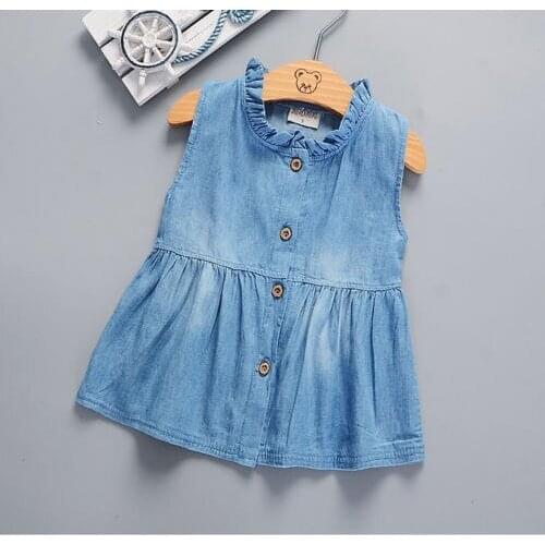 ITFABS Denim Dresses For Babies