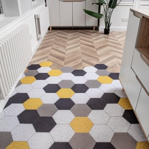 Can Be Cut Doormat Carpet PVC Kitchen Mat Bath Mat Hallway Doormat Non-slip Custom Mats Carpet Home Floor Indoor Entrance Carpet