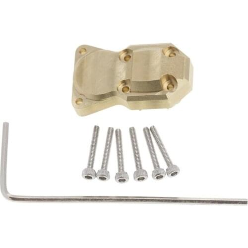 Brass Heavy-duty Differential Cover and Axle Cover Upgrade Parts for Crawler Axial Scx24 90081 Accessories