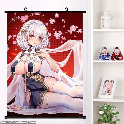 Hot Cute Anime Games Azur Lane Sirius HD Wall Scroll Roll Painting Poster Home Decor Collectible Decorative Pictures Art Gifts