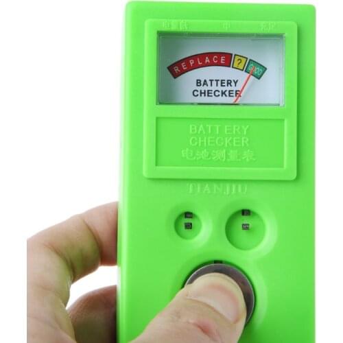 LR44 CR2032 CR2025 Watch Battery Checker Light Weight Button Cell Coin Battery Power Tester
