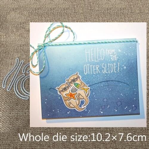 New Design Craft Metal Cutting Dies cut die new 7pcs different slider Scrapbooking Album DIY Paper Card Craft Embossing Die Cuts