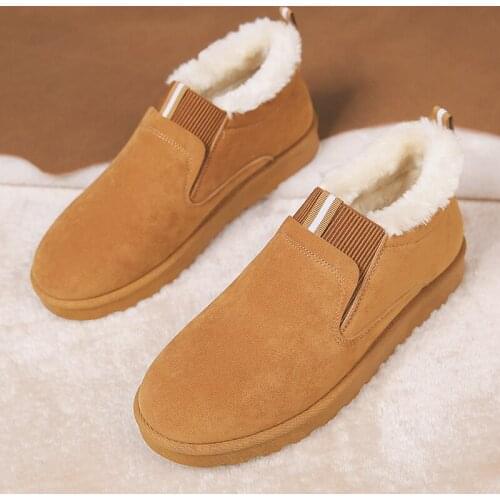 Winter new menS snow boots warm non-slip plus velvet cotton shoes vogue outdoor bread menS shoes tide