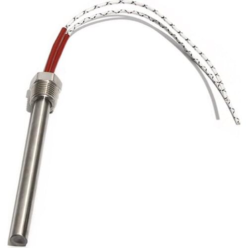 12*100mm Size M16/16mm Immersion Cartridge Heater Tubular Heater 12V/24V 50W/100W/150W/200W/300W 201SS Heating Element with Nut