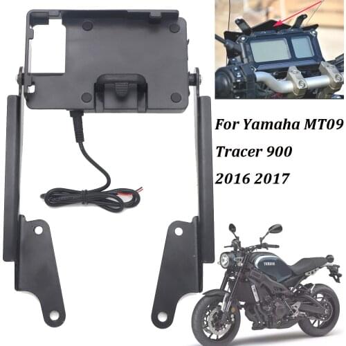 Motorcycle Front Phone Stand Holder Smartphone Phone GPS Navigation Bracket For Yamaha MT 09 MT09 Tracer 900 FJ 09 2016 2017