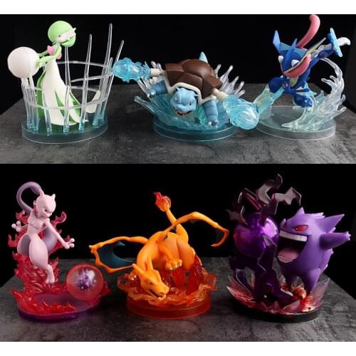 Pikachu Hand-made Pokemon Super Dream Greninja Gengar Charmander Action Figure Model Toys